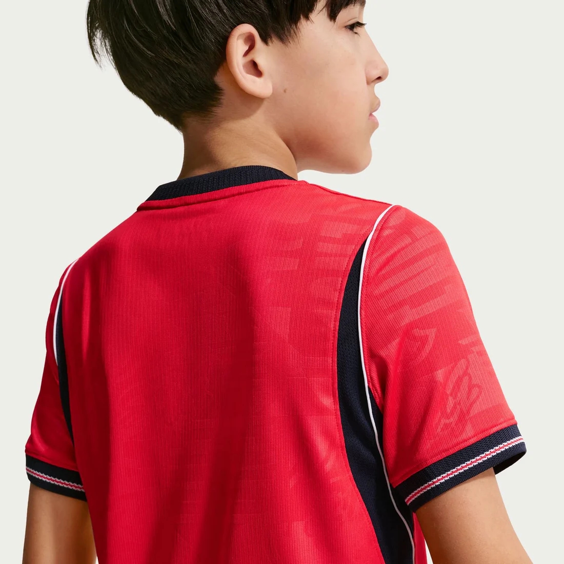 England 2026 Away Youth Jersey - Three Lions Speed Red Junior Kit-Jersey Chest: 2026 World Cup Soccer Kits
