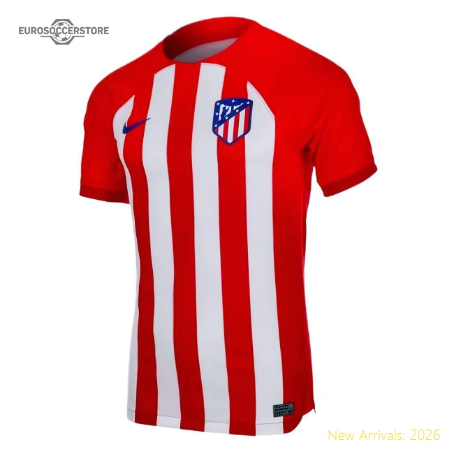 Atletico Madrid 2023-2024 Home Kit Football Jersey For Diehard Football-Jersey Chest: 2026 World Cup Soccer Kits