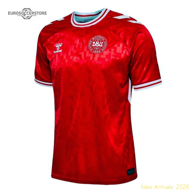 Denmark 2024-2025 Home Gear Match Match Kit-Jersey Chest: 2026 World Cup Soccer Kits