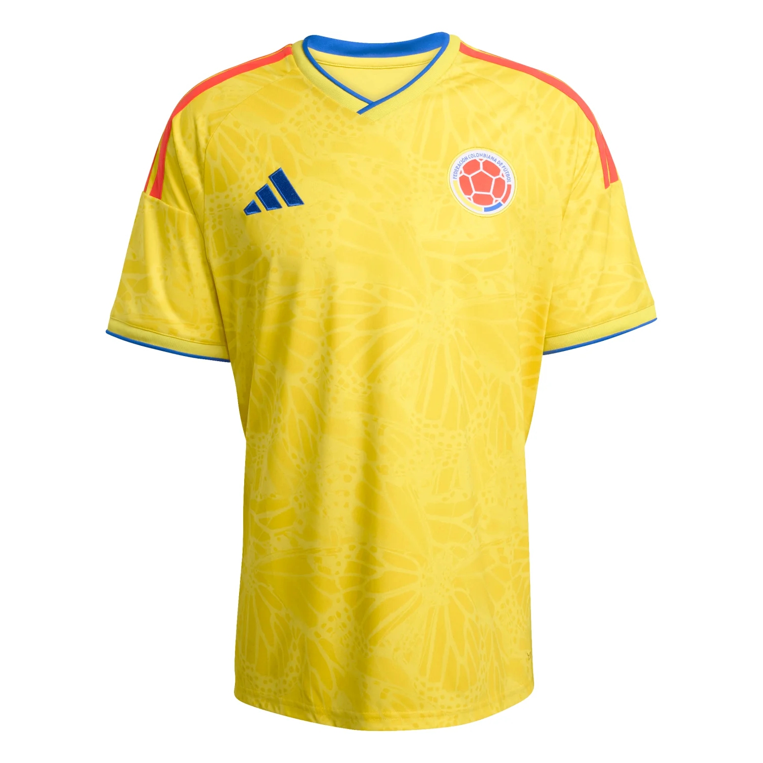 Colombia 2026 Home Men's Jersey - Yellow Magic Realism Fan Kit-Jersey Chest: 2026 World Cup Soccer Kits