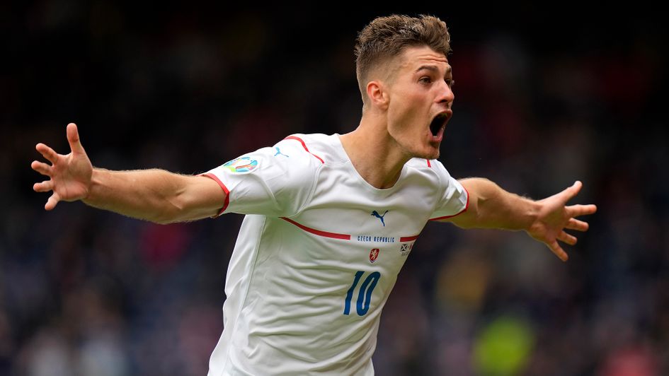 Patrik Schick Goal Celebration