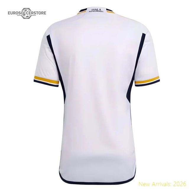 Real Madrid 2023-2024 Home Kit Football Football Top For Diehard Footbal-Jersey Chest: 2026 World Cup Soccer Kits