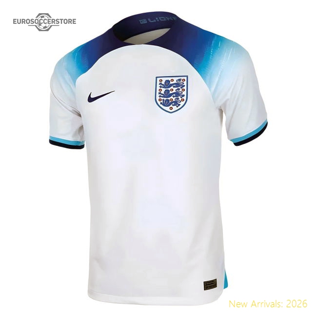 England 2022-2023 Home Uniform Football Football Top-Jersey Chest: 2026 World Cup Soccer Kits