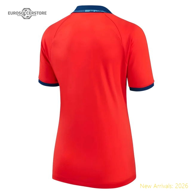 England 2022-2023 Away Kit Football Jersey Ladies-Jersey Chest: 2026 World Cup Soccer Kits