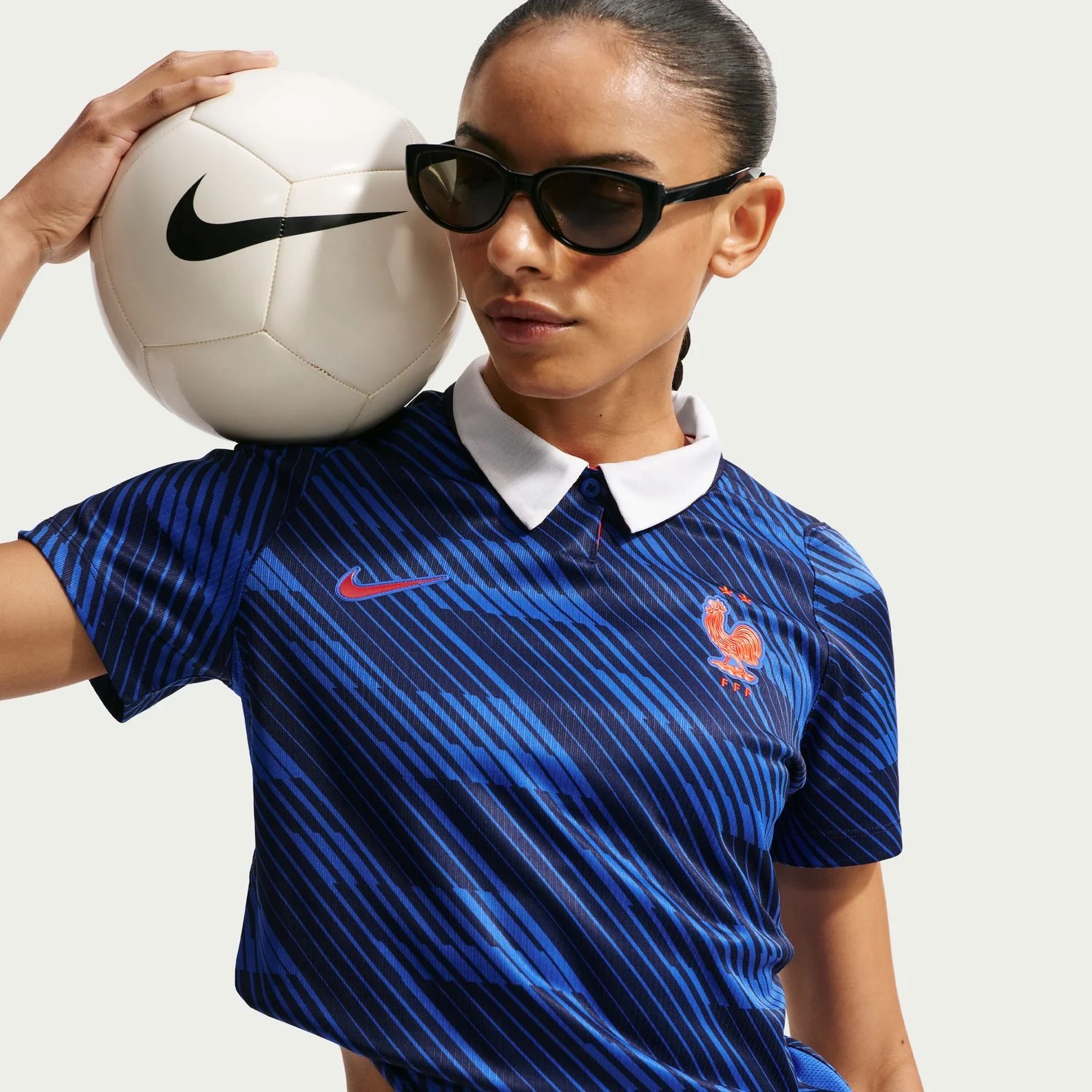 France 2026 Home Women's Jersey - Les Bleues Iconic Blue Kit-Jersey Chest: 2026 World Cup Soccer Kits