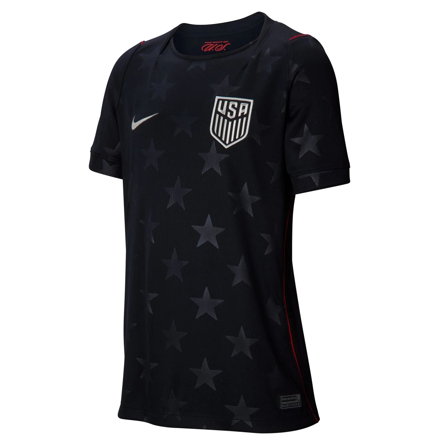 USA 2026 Away Jersey - Youth | Dark Obsidian Soccer Kit with Dri-FIT Performance-Jersey Chest: 2026 World Cup Soccer Kits