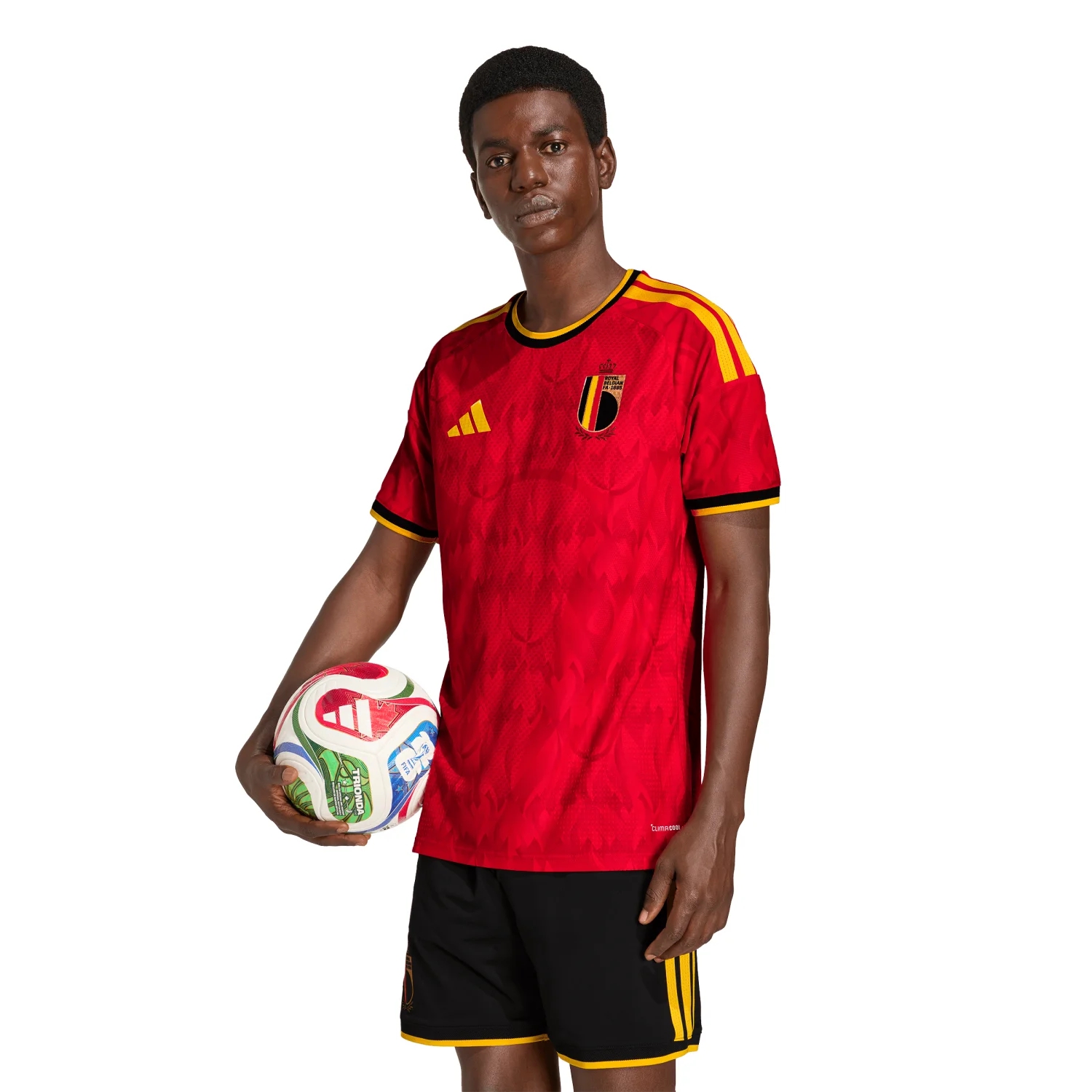 Belgium 2026 Elite Home Jersey - Men's | Slim Fit Climacool+ Performance Football Shirt Red Devils Kit-Jersey Chest: 2026 World Cup Soccer Kits