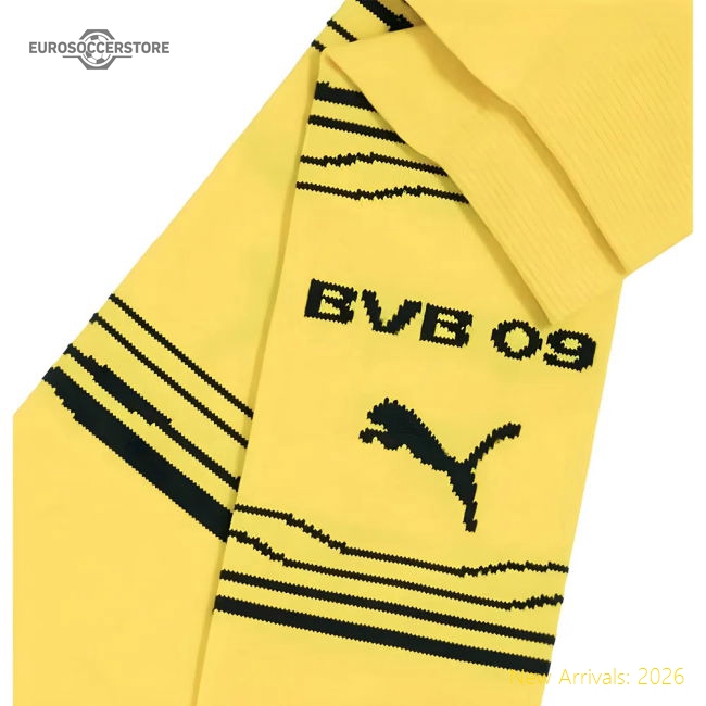 Borussia Dortmund 2025-2026 Home Kit Borussia Dortmund Socks (Yellow)-Jersey Chest: 2026 World Cup Soccer Kits