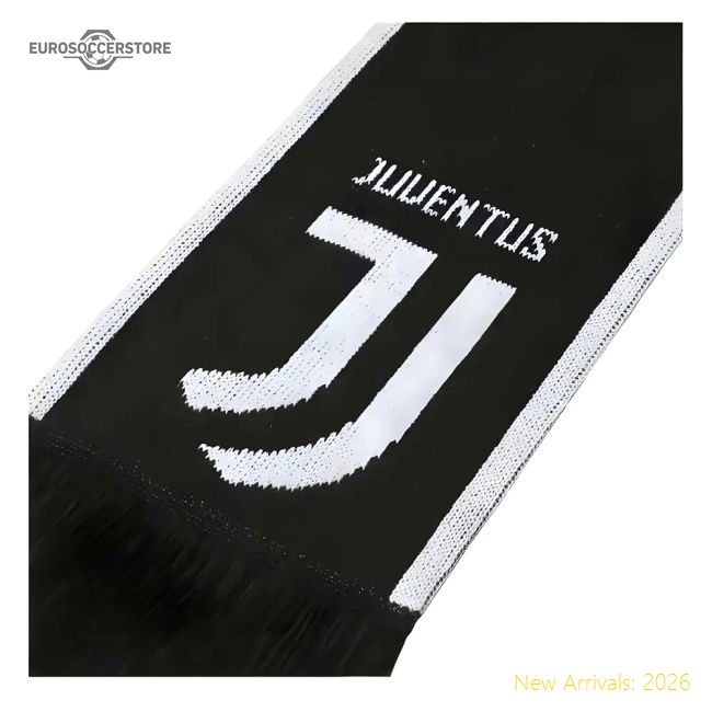 Juventus 2019-2020 Juventus Adidas 3S Scarf Football Top (Black-White)-Jersey Chest: 2026 World Cup Soccer Kits