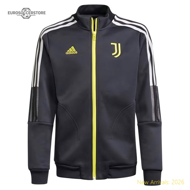 Juventus 2021-2022 Juventus Travel Coach Jacket (Black)-Jersey Chest: 2026 World Cup Soccer Kits