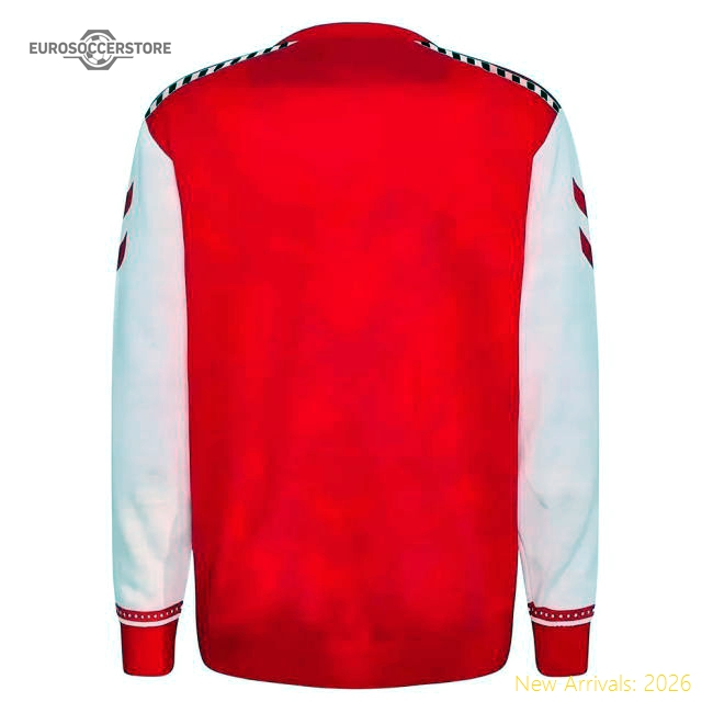 Denmark 2024-2025 Fan Red-Jersey Chest: 2026 World Cup Soccer Kits