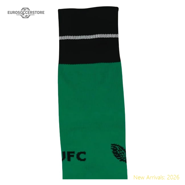 Newcastle 2023-2024 Away Gear Kids Football Socks (Green)-Jersey Chest: 2026 World Cup Soccer Kits