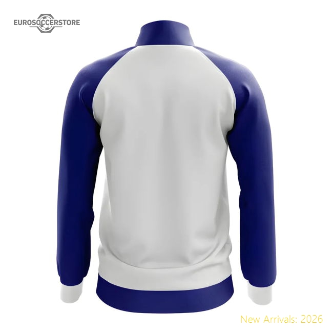 Iceland Iceland Concept Football Track Jacket White-Jersey Chest: 2026 World Cup Soccer Kits