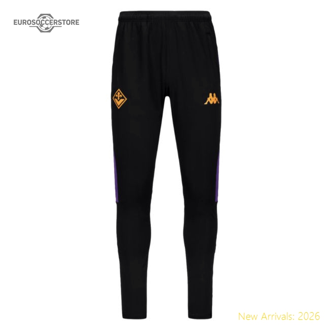 Fiorentina 2024-2025 Fiorentina Training Pants Football Shirt (Black)-Jersey Chest: 2026 World Cup Soccer Kits
