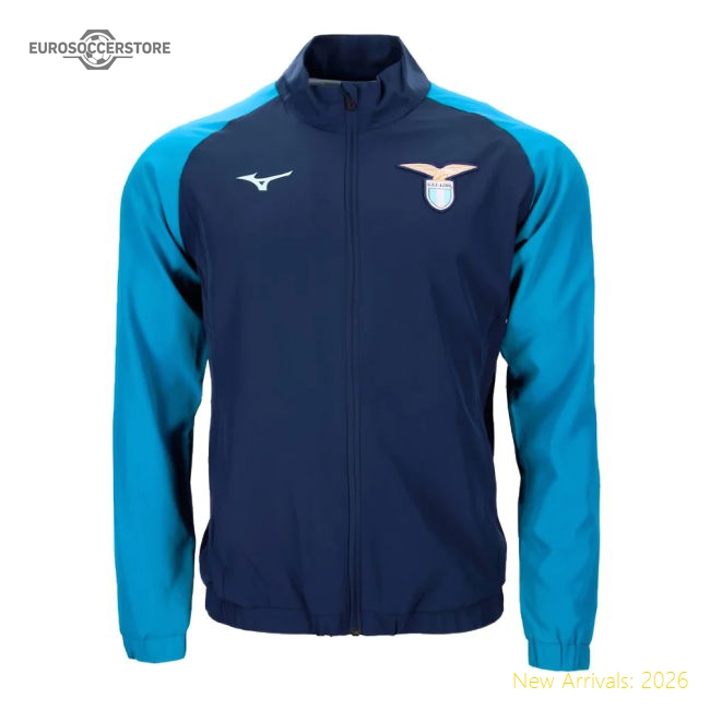 Lazio 2024-2025 Lazio Travel Tracksuit Match Kit (Navy)-Jersey Chest: 2026 World Cup Soccer Kits