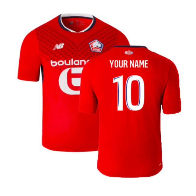 Lille 2024-2025 Home Gear Football Match Kit For Diehard Football Fans-Jersey Chest: 2026 World Cup Soccer Kits
