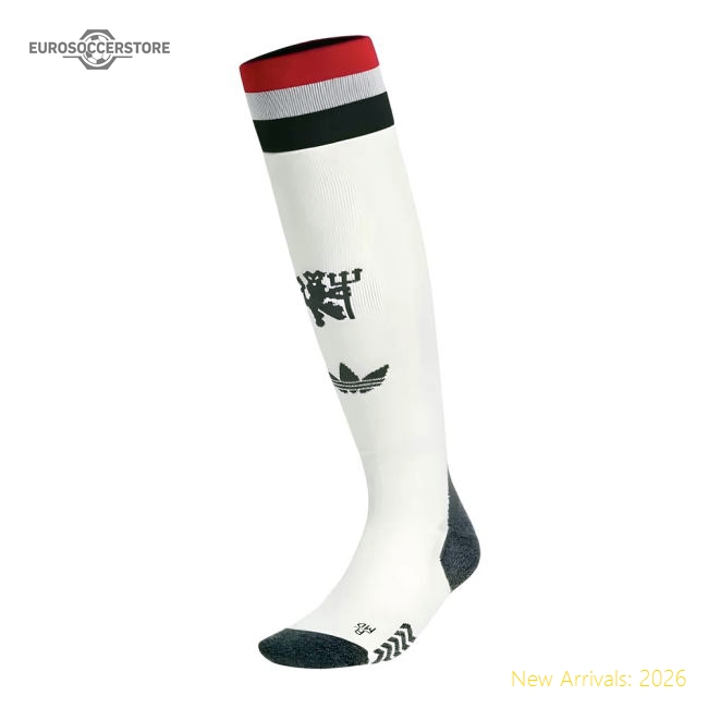 Man Utd 2024-2025 Third Kit Man Utd (Off White) Football Socks-Jersey Chest: 2026 World Cup Soccer Kits