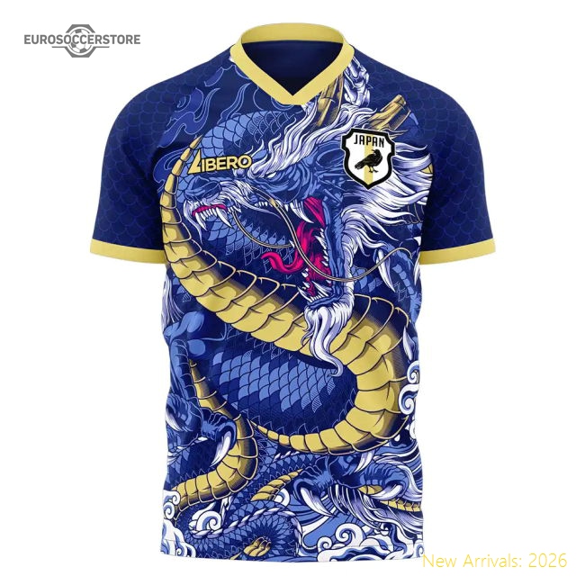 Japan 2025-2026 Third Match Kit Libero-Jersey Chest: 2026 World Cup Soccer Kits