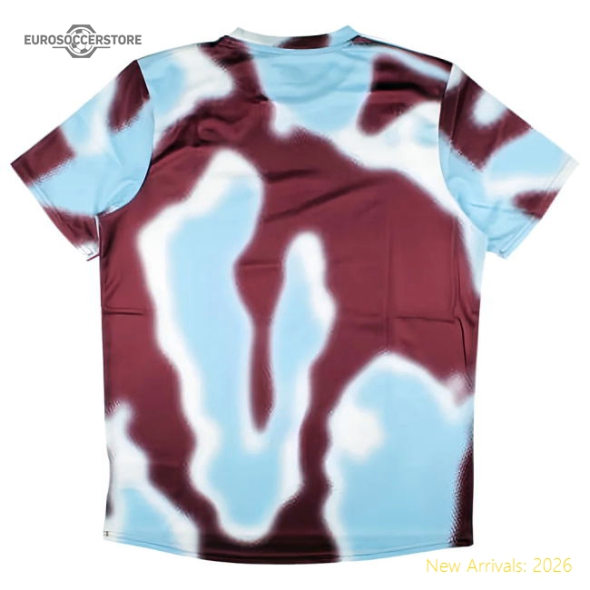 West Ham 2024-2025 West Ham Warm Up (New Claret) Football Top-Jersey Chest: 2026 World Cup Soccer Kits