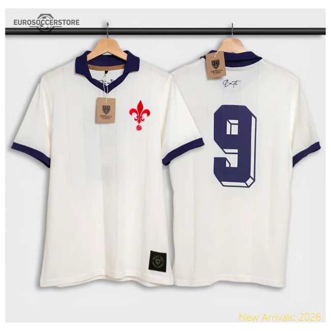 Fiorentina Away Kit Fiorentina Tribute Il Giglio Gabriel Batistuta Jer...-Jersey Chest: 2026 World Cup Soccer Kits