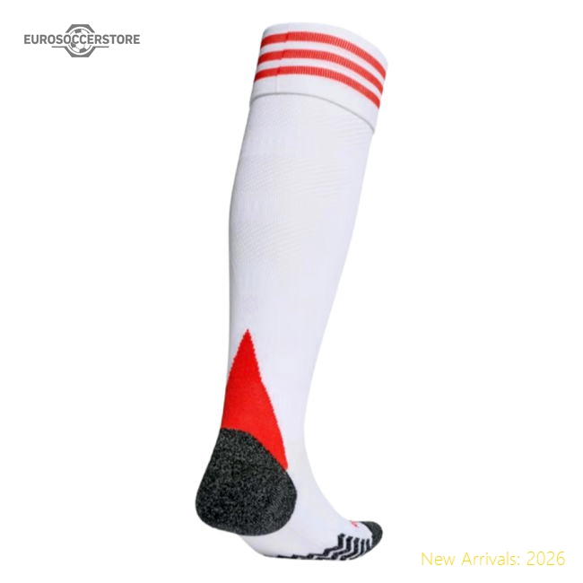 Bayern Munich 2025-2026 Home Kit Bayern Munich Socks (White)-Jersey Chest: 2026 World Cup Soccer Kits