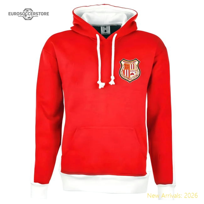 League Two Brentford Red/White Hoodie Football Football Top-Jersey Chest: 2026 World Cup Soccer Kits