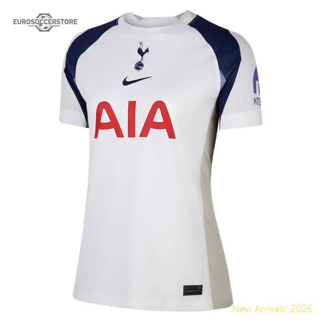 Tottenham 2025-2026 Home Uniform Football Football Top (Womens)-Jersey Chest: 2026 World Cup Soccer Kits