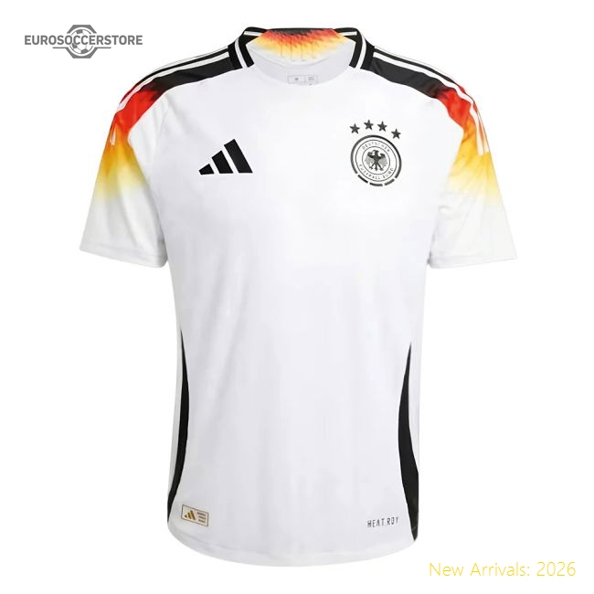 Germany 2024-2025 Home Uniform Player Cut Football Football Top-Jersey Chest: 2026 World Cup Soccer Kits