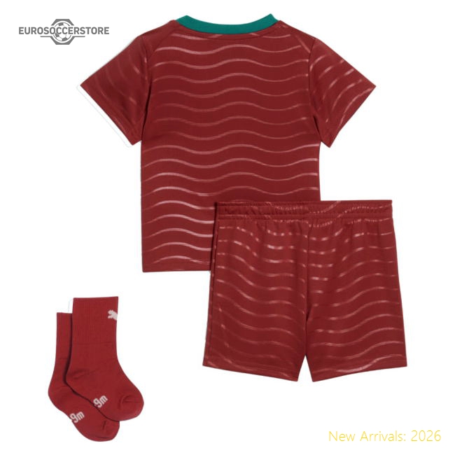Portugal 2026-2027 Home Uniform Portugal Baby Kit Match Kit-Jersey Chest: 2026 World Cup Soccer Kits