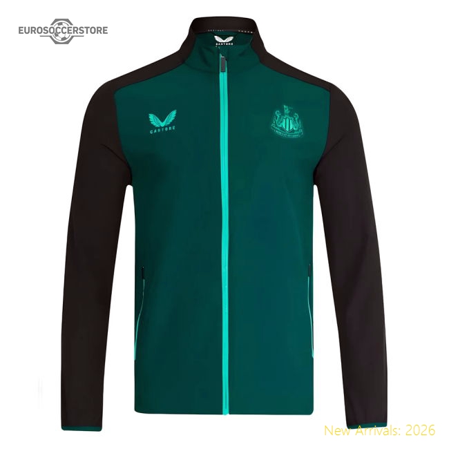 Newcastle 2023-2024 Newcastle Players Travel (Pondesora Pine) Jacket-Jersey Chest: 2026 World Cup Soccer Kits