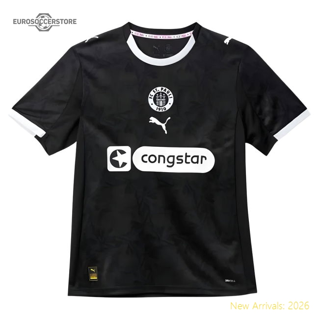 St Pauli 2025-2026 Third Kit St Pauli Football Football Top-Jersey Chest: 2026 World Cup Soccer Kits