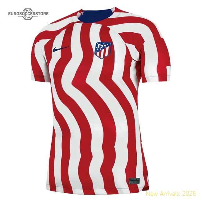 Atletico Madrid 2022-2023 Home Gear Football Jersey For Diehard Football-Jersey Chest: 2026 World Cup Soccer Kits