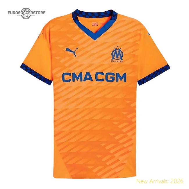 Marseille 2024-2025 Third Uniform Player Version Match Kit-Jersey Chest: 2026 World Cup Soccer Kits