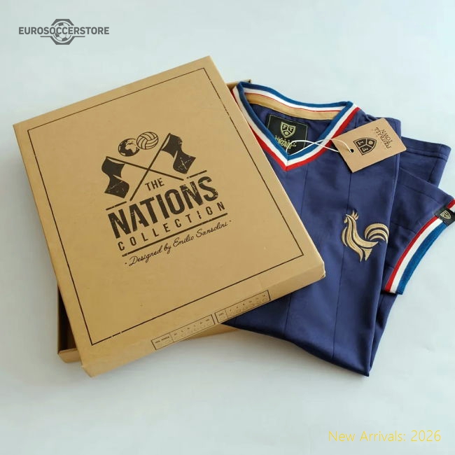 France Vintage France Les Bleus Soccer Football Jersey-Jersey Chest: 2026 World Cup Soccer Kits