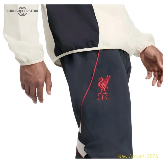 Club Teams,Liverpool 2025-2026 Liverpool Presentation Pants (Black)-Jersey Chest: 2026 World Cup Soccer Kits