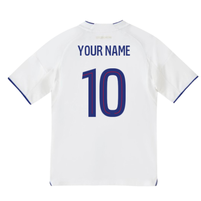 Olympique Lyon 2025-2026 Home Kit Olympique Lyon (Your Name) Match Kit-Jersey Chest: 2026 World Cup Soccer Kits