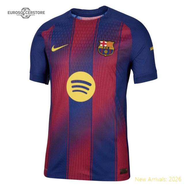 Barcelona 2025-2026 Home Gear Player Version Football Match Kit-Jersey Chest: 2026 World Cup Soccer Kits