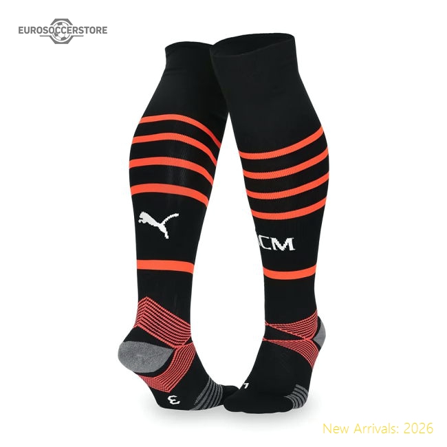 Ac Milan 2021-2022 Third Gear Football Socks (Black) For Diehard Footbal-Jersey Chest: 2026 World Cup Soccer Kits