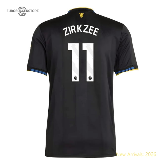 Man Utd 2025-2026 Third Uniform Player Version Football Top-Jersey Chest: 2026 World Cup Soccer Kits