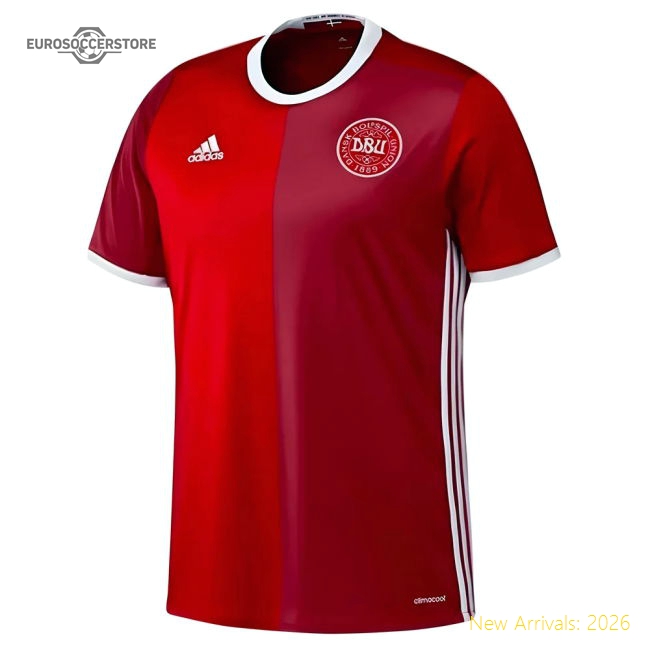 Denmark 2016-2017 Home Kit Football Jersey-Jersey Chest: 2026 World Cup Soccer Kits