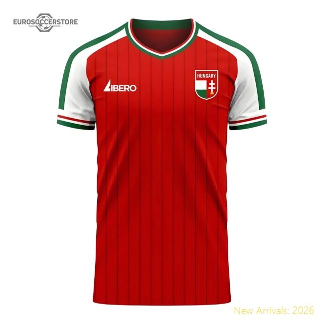 Hungary 2025-2026 Home Kit Hungary Concept Football Kit Libero-Jersey Chest: 2026 World Cup Soccer Kits