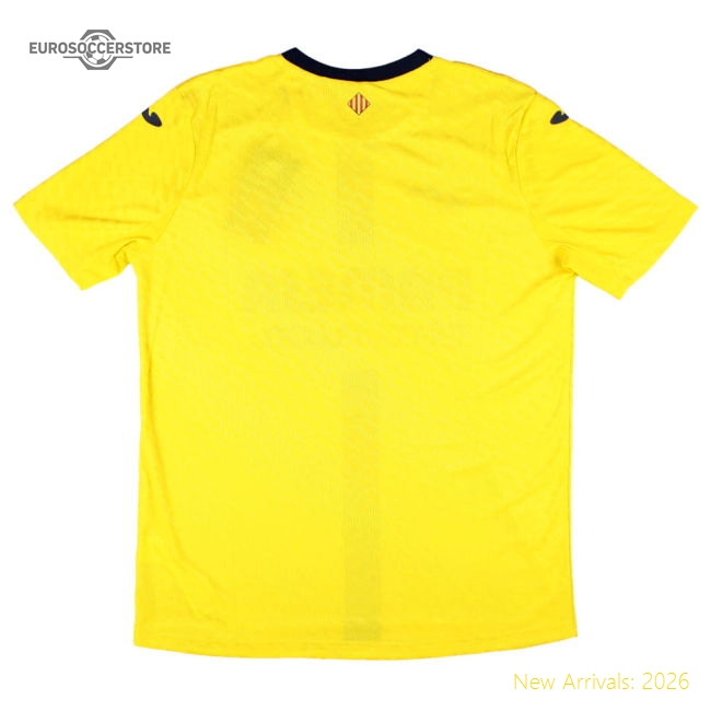 Villarreal 2025-2026 Home Kit Football Football Shirt (Kids)-Jersey Chest: 2026 World Cup Soccer Kits
