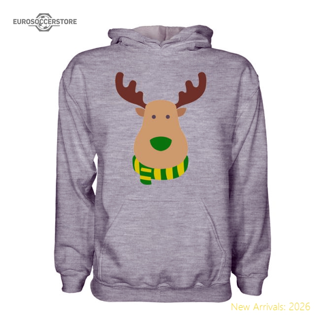 Championship Norwich Rudolph Supporters Football Hoody (Grey)-Jersey Chest: 2026 World Cup Soccer Kits