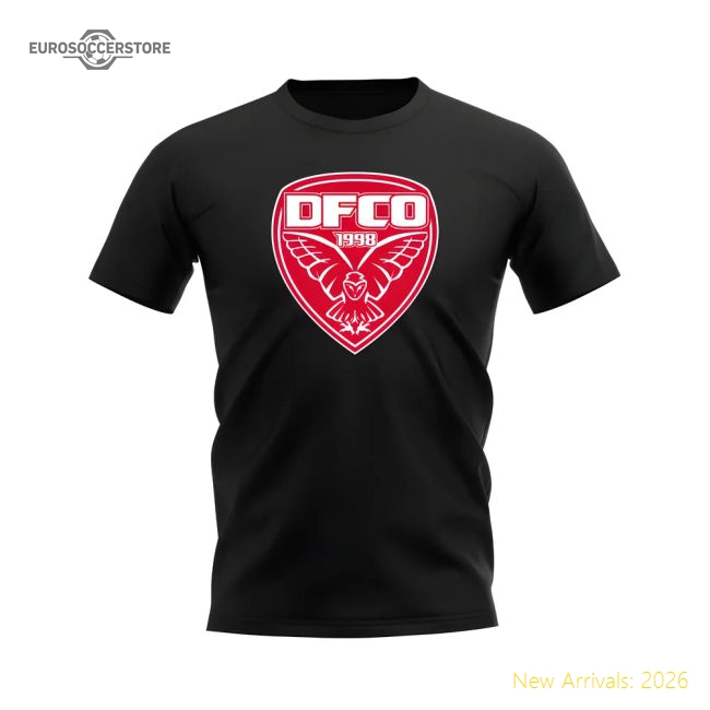 Dijon Dijon Badge Football T-Shirt (Black) For Diehard Football Fans-Jersey Chest: 2026 World Cup Soccer Kits