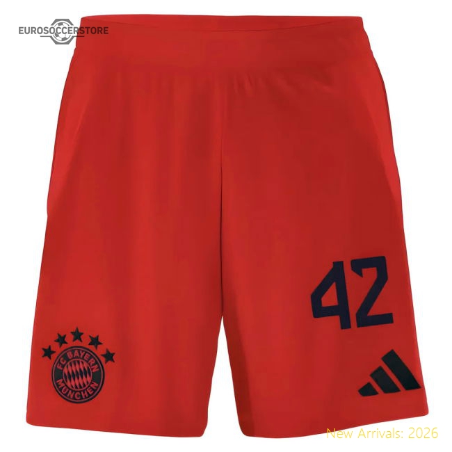 Bayern Munich 2024-2025 Home Kit Bayern Munich Short (Very Good) Footb...-Jersey Chest: 2026 World Cup Soccer Kits