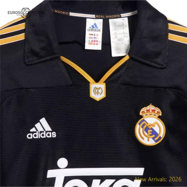 Real Madrid 1998-2000 Away Uniform Real Madrid Reissue Football Shirt-Jersey Chest: 2026 World Cup Soccer Kits