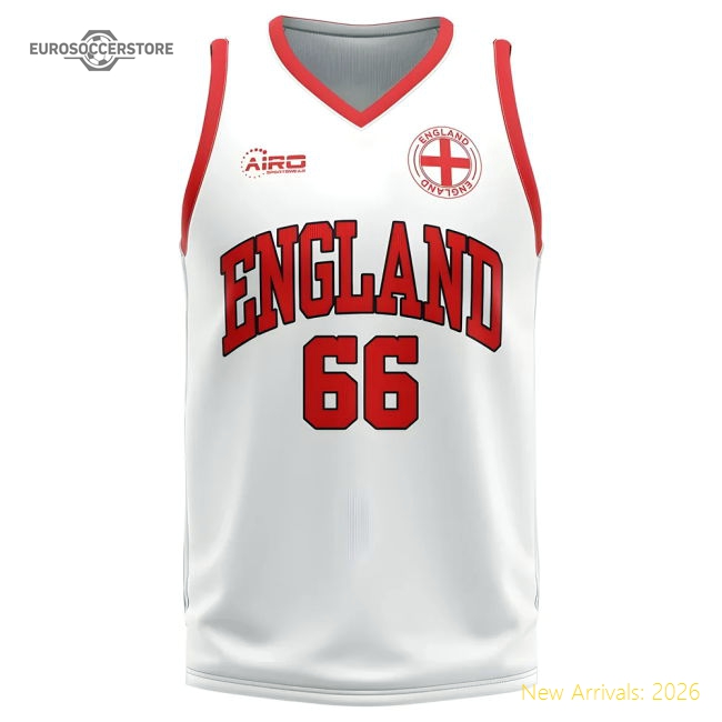 England Home Kit England Concept Basketball Football Jersey-Jersey Chest: 2026 World Cup Soccer Kits
