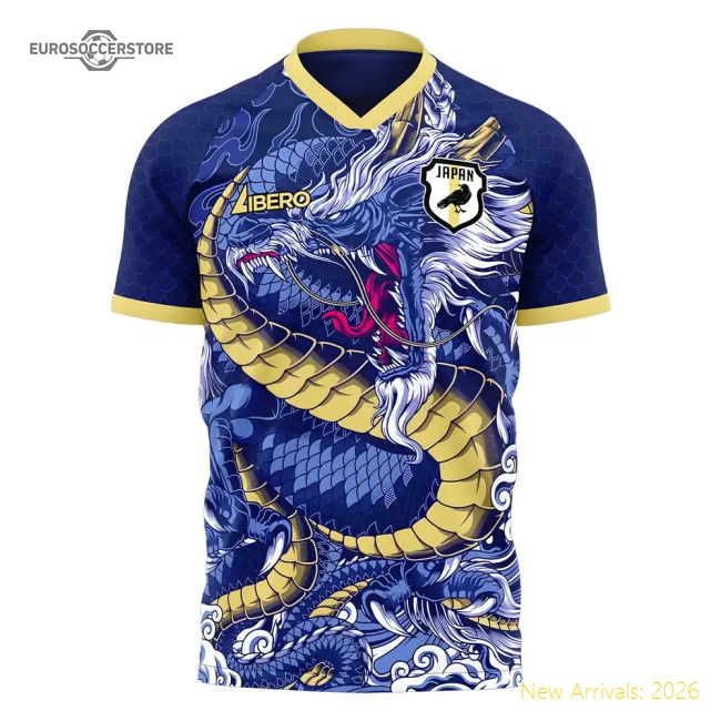 Japan 2025-2026 Third Kit Japan Concept Football Kit Libero-Jersey Chest: 2026 World Cup Soccer Kits