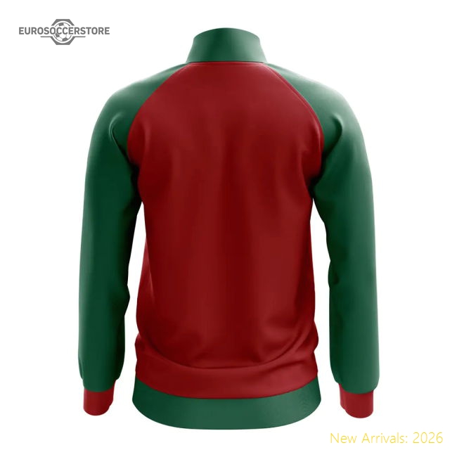 S,Cameroon Cameroon Concept Football Track Jacket (Red)-Jersey Chest: 2026 World Cup Soccer Kits