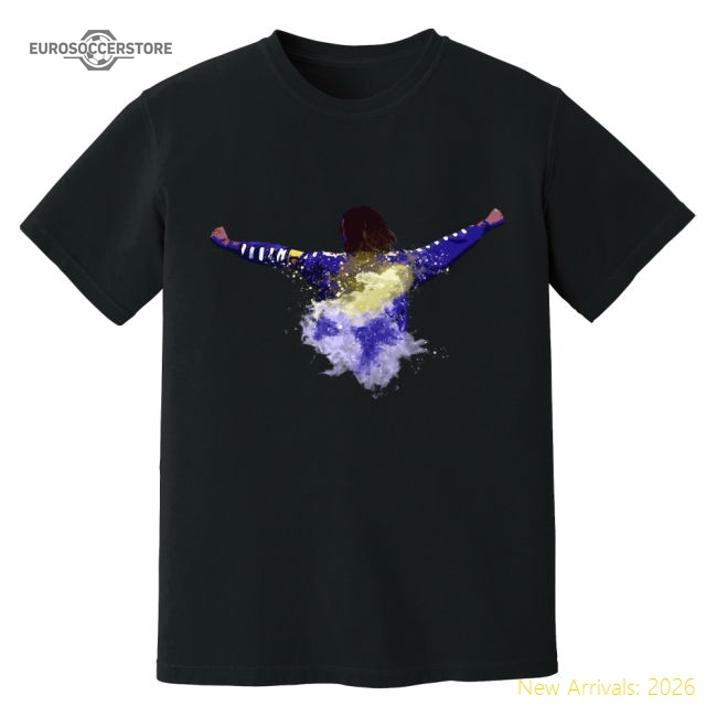 Fiorentina Gabriel Batistuta Fiorentina Art T-Shirt (Black)-Jersey Chest: 2026 World Cup Soccer Kits